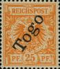 德意志帝国加盖“Togo”普通邮票